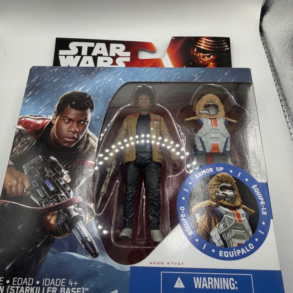 Star Wars The Force Awakens Finn Starkiller Base Armor Up Action Figure Hasbro